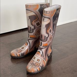 Emilio Pucci rainboots
